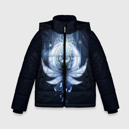 Зимняя куртка для мальчиков 3D Hollow Knight, цвет светло-серый
