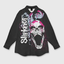 Мужская рубашка oversize 3D Slipknot