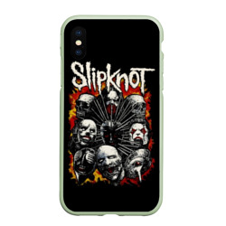 Чехол для iPhone XS Max матовый Slipknot