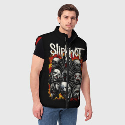 Мужской жилет утепленный 3D Slipknot - фото 2