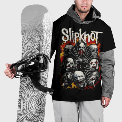 Накидка на куртку 3D Slipknot, цвет 3D печать