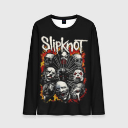 Мужской лонгслив 3D Slipknot