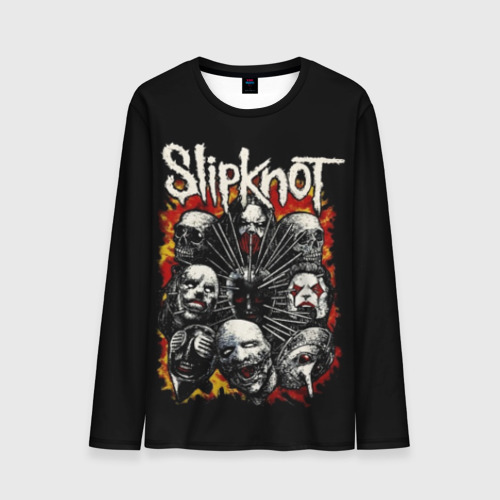 Мужской лонгслив 3D Slipknot, цвет 3D печать