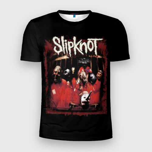 Мужская футболка 3D Slim Slipknot, цвет 3D печать