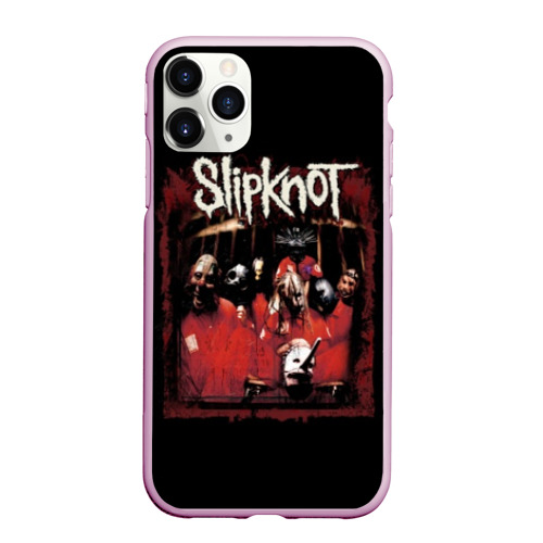 Чехол для iPhone 11 Pro Max матовый с принтом Slipknot, вид спереди №1