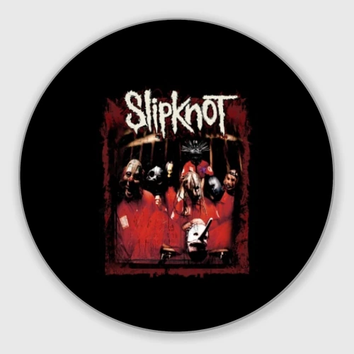 Круглый коврик для мышки Slipknot