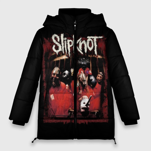 Женская зимняя куртка Oversize Slipknot, цвет черный