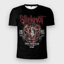 Мужская футболка 3D Slim Slipknot