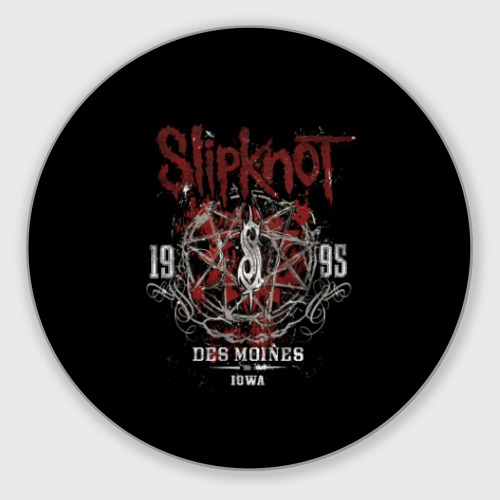 Круглый коврик для мышки Slipknot