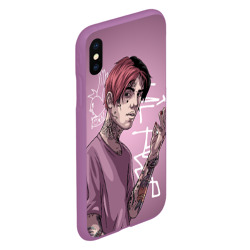 Чехол для iPhone XS Max матовый Lil Peep - фото 2