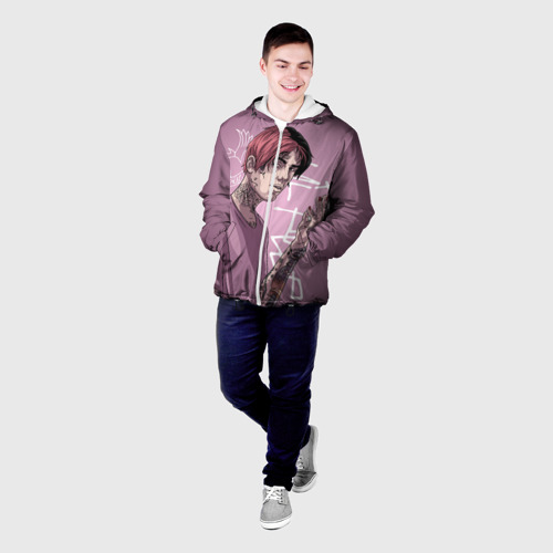 Мужская куртка 3D Lil Peep, цвет 3D печать - фото 3