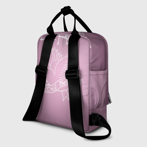 Женский рюкзак 3D с принтом Lil Peep, вид сзади #1