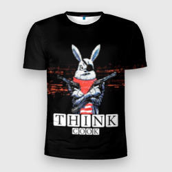 Мужская футболка 3D Slim Кролик с Пистолетами: Измайлов