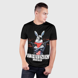 Мужская футболка 3D Slim Кролик с Пистолетами: Измайлов - фото 2