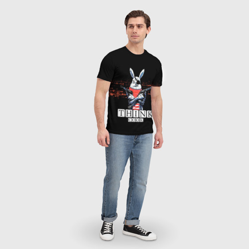 Мужская футболка 3D Кролик с Пистолетами: Измайлов - фото 5