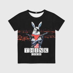 Детская футболка 3D Кролик с Пистолетами: Измайлов