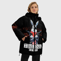 Женская зимняя куртка Oversize Кролик с Пистолетами: Измайлов - фото 2