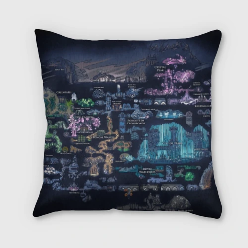 Подушка 3D Hollow knight world