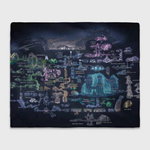 Плед 3D Hollow knight world