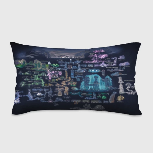 Подушка 3D антистресс Hollow knight world