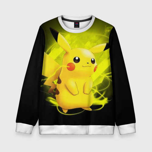 Детский свитшот 3D Pikachu Pika Pika, цвет 3D печать