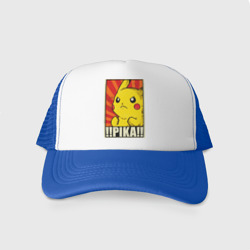 Кепка тракер с сеткой Pikachu Pika Pika