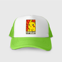 Кепка тракер с сеткой Pikachu Pika Pika
