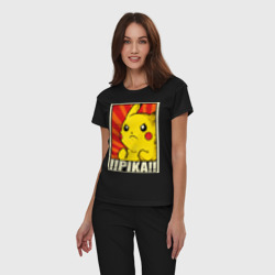 Женская пижама хлопок Pikachu Pika Pika - фото 2