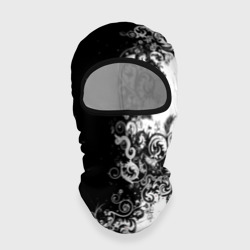 Балаклава 3D Черно-белый узор