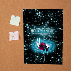 Постер с принтом Stars Hollow Knight для любого человека, вид спереди №2. Цвет основы: белый