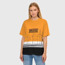 Женская футболка oversize 3D Muse - фото 2