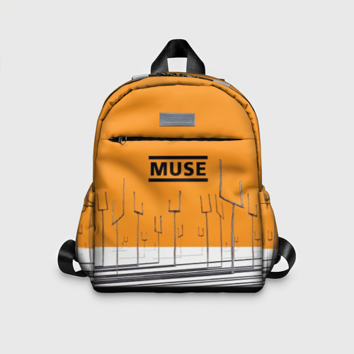 Детский рюкзак 3D с принтом Muse, вид спереди #2