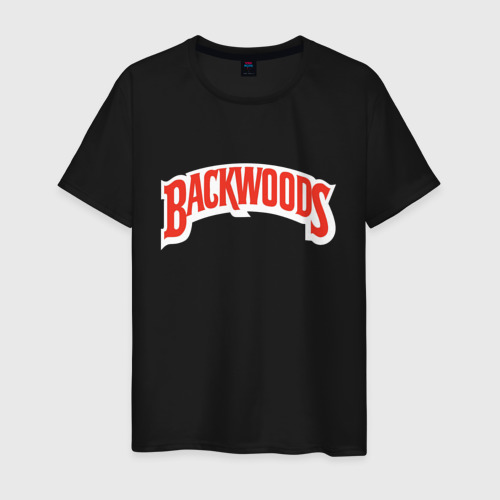 Мужская футболка хлопок Backwoods, цвет черный