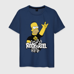 Rock n Roll – Мужская футболка хлопок с принтом купить со скидкой в -20%