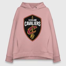 Женское худи Oversize хлопок Кливленд Кавальерс