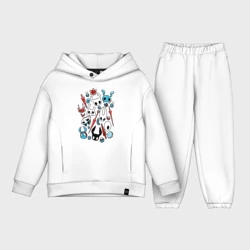 Детский костюм хлопок Oversize Hollow Knight