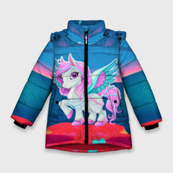 Зимняя куртка для девочек 3D Милый единорог
