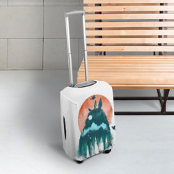 Чехол для чемодана 3D Силуэт Тоторо - фото 2