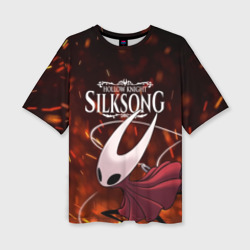 Женская футболка oversize 3D Hollow Knight: silksong