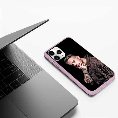 Чехол для iPhone 11 Pro матовый Егор Крид, цвет розовый - фото 5