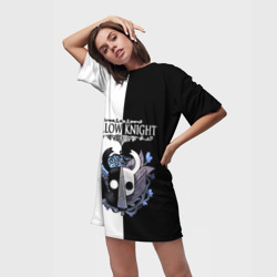 Платье-футболка 3D Hollow Knight Black & White - фото 2