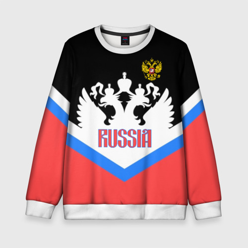 Детский свитшот 3D HOCKEY RUSSIA , цвет 3D печать