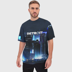 Мужская футболка oversize 3D Detroit:Become Human - фото 2