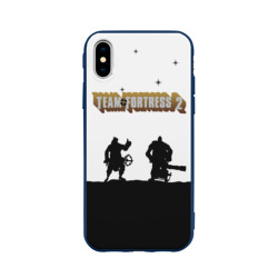 Чехол iPhone X матовый Team Fortress 2