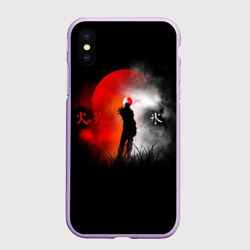 Чехол для iPhone XS Max матовый Лед и огонь "Ice and Fire"