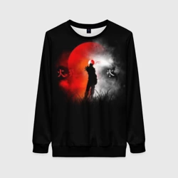 Женский свитшот 3D Лед и огонь "Ice and Fire"