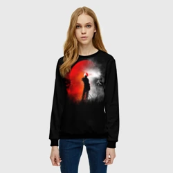 Женский свитшот 3D Лед и огонь "Ice and Fire" - фото 2