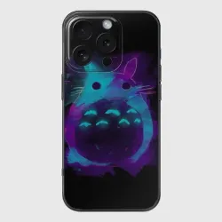 Чехол для iPhone 16 Pro Max силиконовый с защитой камеры Милый Тоторо Totoro