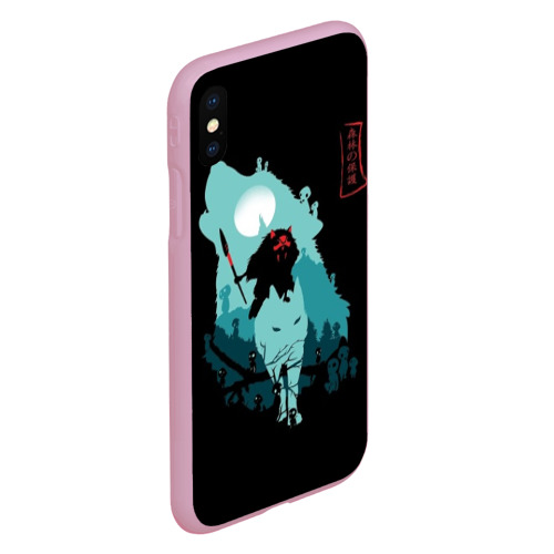 Чехол для iPhone XS Max матовый Princess Mononoke, цвет розовый - фото 3