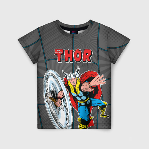 Детская футболка 3D The mighty Thor Фото 01 Детская футболка 3D The mighty Thor Фото 01